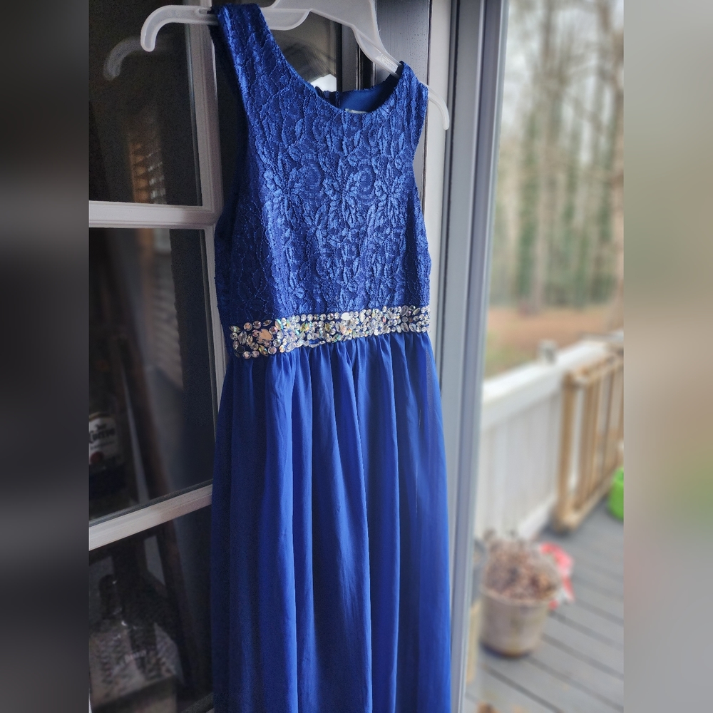 Girl Blue Dress